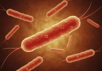 3D illustration of Streptococcus pneumoniae bacteria, highlighting its Gram-positive structure and role in causing respiratory infections like pneumonia