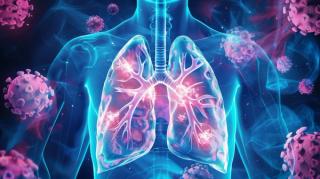Monoclonal antibodies are used to treat lung cancer. They are created in a lab and designed to target specific proteins on cancer cells, stopping them from growing and dividing.