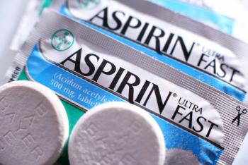 Composition with pills of Bayer Aspirin