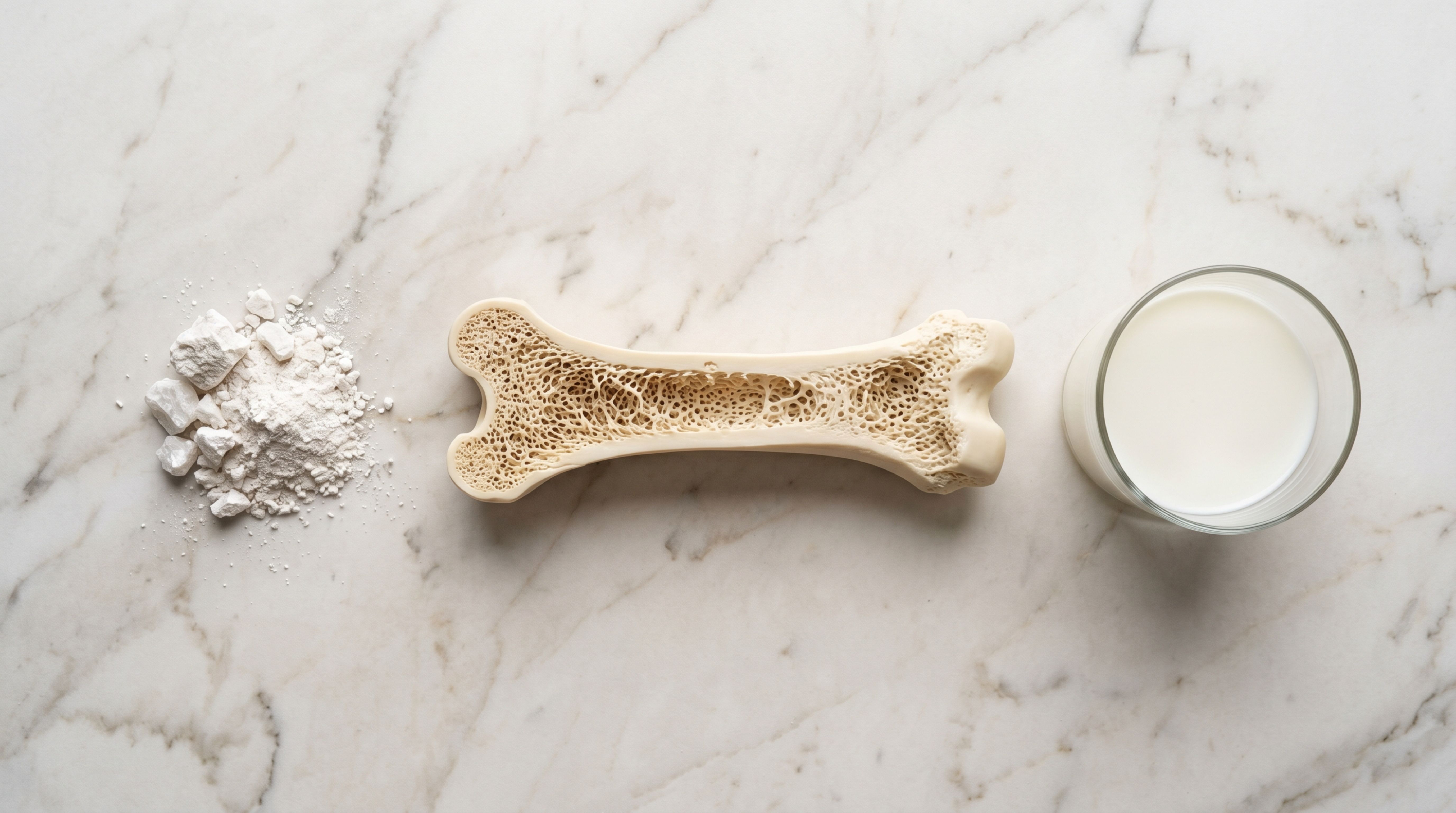 How calcium powder and milk support healthy human bone density growth - Image credit: Galadriel Gesso | stock.adobe.com