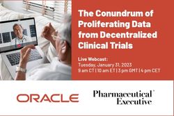The conundrum of proliferating data from decentralized clinical trials