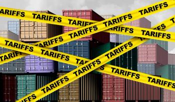 Credit: freshidea | stock.adobe.com. Economic tariffs and government taxation or punative tariff trade policy or duties imposed on imports and exports by a government on imported or exported goods as Protectionism.