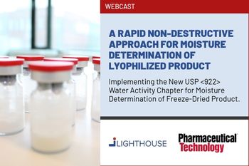 A Rapid Non-destructive Approach for Moisture Determination of Lyophilized Product