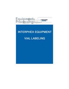 Equipment and Processing Report November 2021