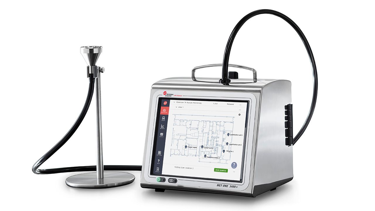 Portable Air Particle Counter for Cleanrooms