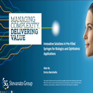 Innovative Solutions in Pre-Filled Syringes for Biologics and Ophthalmic Applications