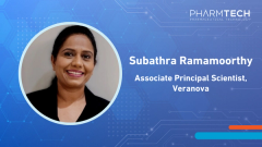 Subathra Ramamoorthy, MS, RPh, associate principal scientist in analytical R&D, Veranova