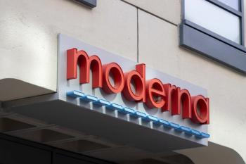 Cambridge, MA, USA - June 29, 2022: Moderna logo is seen at the entrance to its headquarters in Cambridge, Massachusetts. Moderna, Inc., is an American pharmaceutical and biotechnology company. | Image Credit: © Tada Images - stock.adobe.com