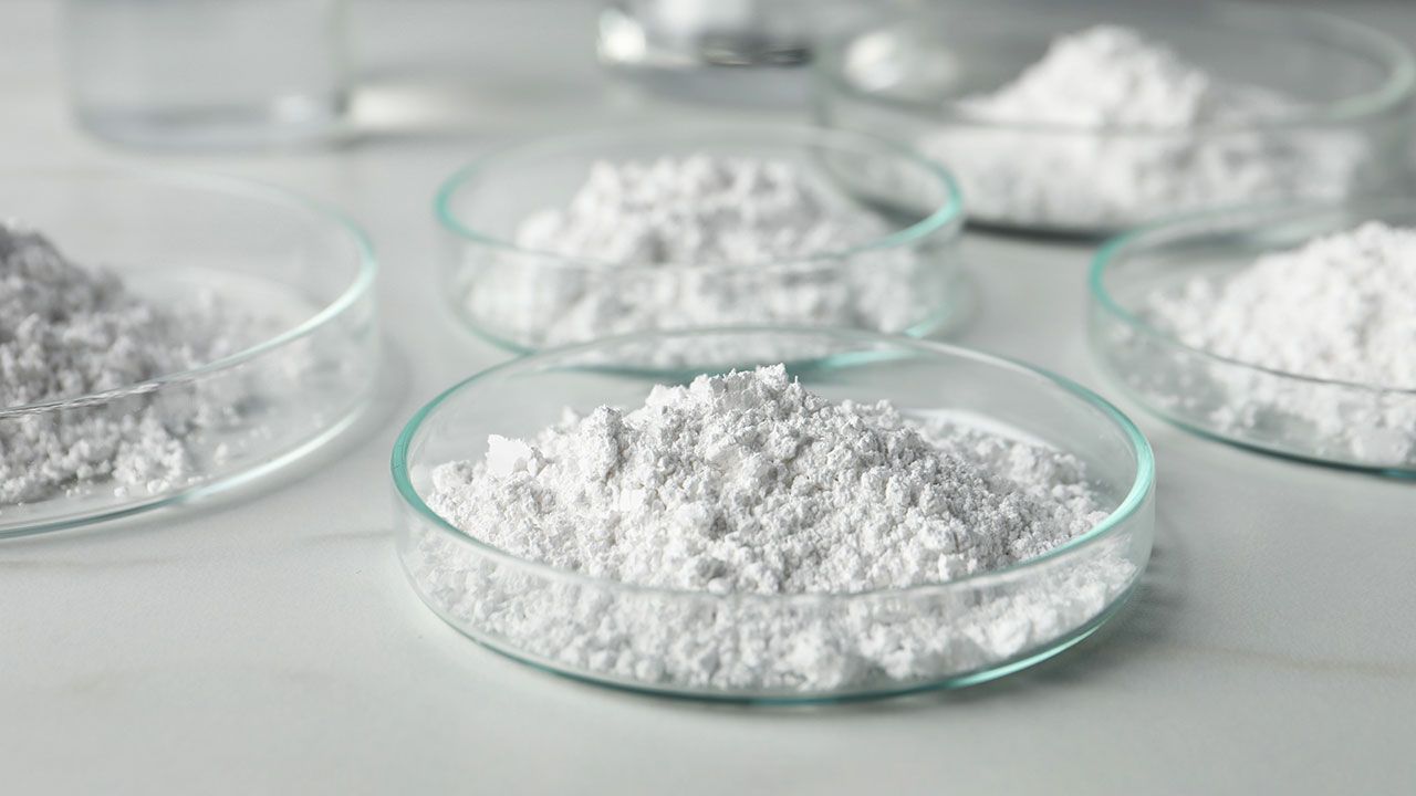 Titanium Dioxide Powder Stock Photo - Download Image Now