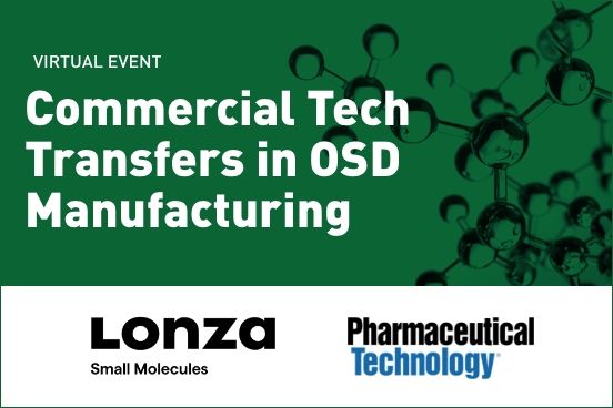 Commercial Tech Transfers in OSD Manufacturing