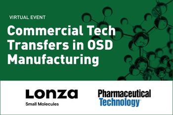 Commercial Tech Transfers in OSD Manufacturing