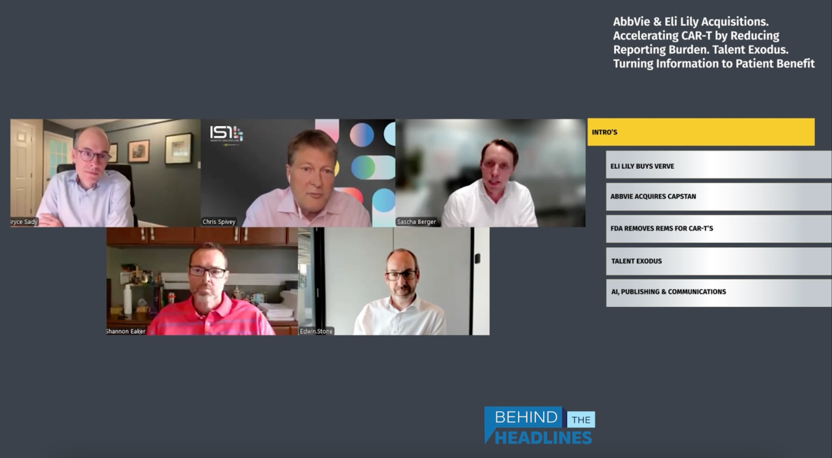 Behind the Headlines, Episode 20: CAR-T Milestones, Abbvie and Eli Lilly M&A Moves, and More