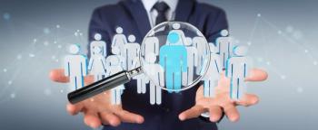 Businessman using magnifying glass to recruit people 3D rendering | Image Credit: © sdecoret - stock.adobe.com
