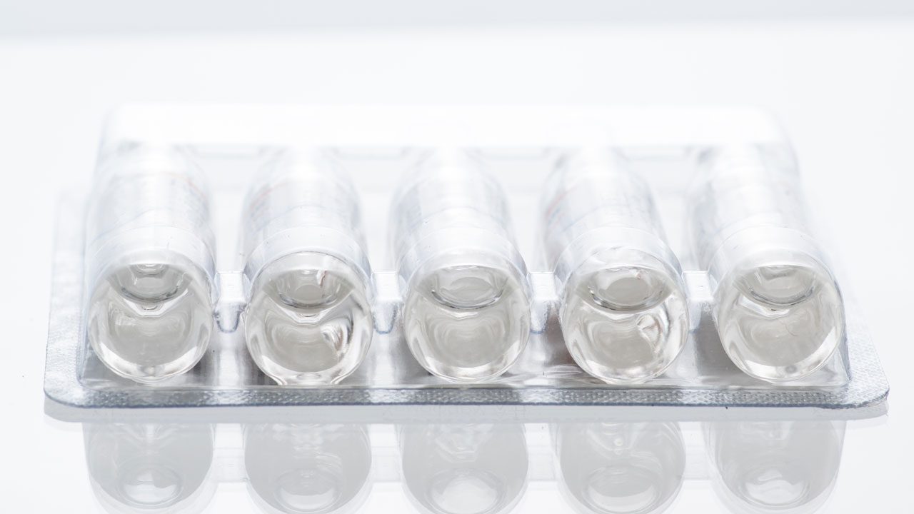 blister packaging for vial