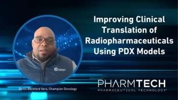 Denis Beckford Vera, Head of Radiopharmacology, Champion Oncology | Created with Canva