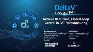 DeltaV™ Spectral PAT: Achieve Real-Time, Closed-Loop Control in PAT Manufacturing