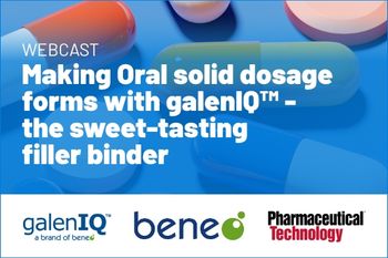 Making Oral solid dosage forms with galenIQ™ - the sweet-tasting filler binder