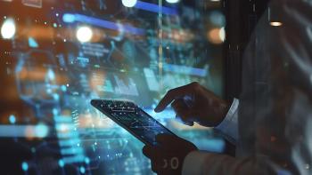 A businessman pointing at a compliance icon with a technological business data network in the background, representing regulatory standards | Image Credit: ©AhmadTriwahyuutomo - stock.adobe.com