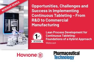 Lean Process Development for Continuous Tableting: Foundations of a Hybrid Approach