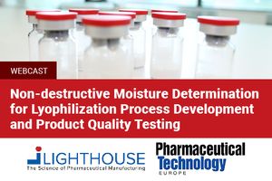 Non-destructive Moisture Determination for Lyophilization Process Development and Product Quality Testing