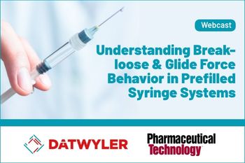 Understanding Break-loose & Glide Force Behavior in Prefilled Syringe Systems