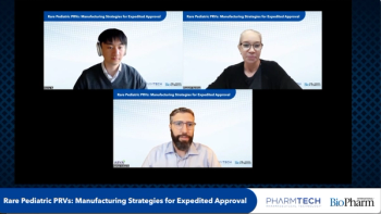 Rare Pediatric PRVs: Manufacturing Strategies for Expedited Approval, Part 1