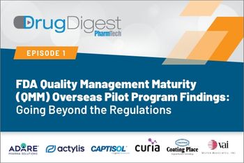 FDA Quality Management Maturity (QMM) Overseas Pilot Program Findings: Going Beyond the Regulations