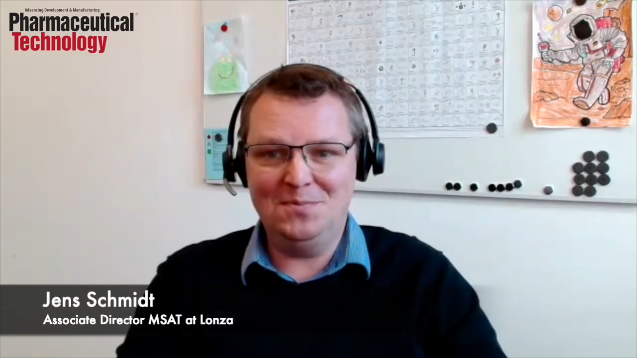Jens Schmidt, associate director MSAT at Lonza