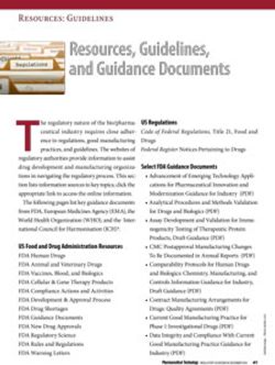 Resources, Guidelines, and Guidance Documents