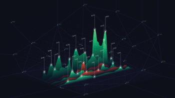 Technology backdrop abstract connection dots, Futuristic infographics data graphic | Image Credit: ©max_776/Stock.adobe.com