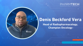 Denis Beckford Vera, Head of Radiopharmacology, Champion Oncology | Created with Canva
