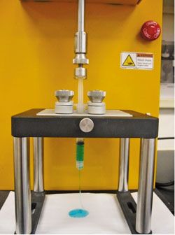 Syringe Force Measuring syringe plunger force using a texture analyzer instrument
