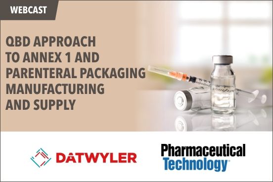A QbD Approach to Annex 1 and Parenteral Packaging Manufacturing and Supply