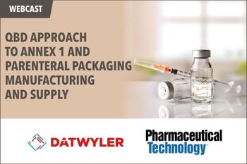 A QbD Approach to Annex 1 and Parenteral Packaging Manufacturing and Supply