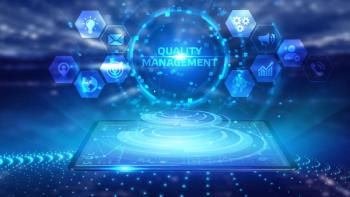 Businessman pressing quality management button on virtual screens. Business, Technology, Internet and network concept.Image Credit: ©putilov_denis - stock.adobe.com