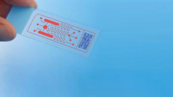 Microfluidic lab on a chip or organ on a chip device in hand with copy space. Lab on chip (LOC) is device that integrates laboratory functions on nano chip | Image Credit: © luchschenF - Stock.adobe.com