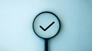 Magnifying glass and check mark icon. Business concept,idea,right choice, quality control, approval and contract assignment | ©olyphotostories - stock.adobe.com