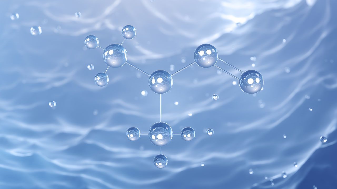 n-nitrosodimethylamine molecular structure, 3d model molecule, n-nitrosamines, structural chemical formula view from a microscope | Image Credit: © Сергей Шиманович - stock.adobe.com