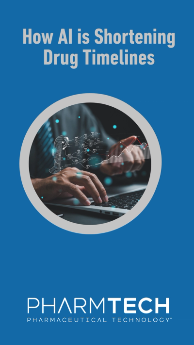 AI Shortening Drug Timelines | Created with Canva