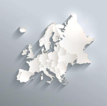 Europe political map flag 3D vector individual states separate | Image Credit:   ©Monika Huňáčková -stock.adobe.com