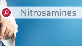 Nitrosamines. Doctor in smock points with his finger to a search box. The term Nitrosamines is in focus. Symbol for illness, health, medicine | Image Credit: © MQ-Illustrations -stock.adobe.com