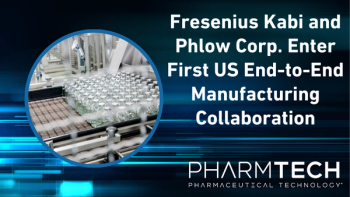 Fresenius Kabi and Phlow Corp. Collaboration | Created with Canva