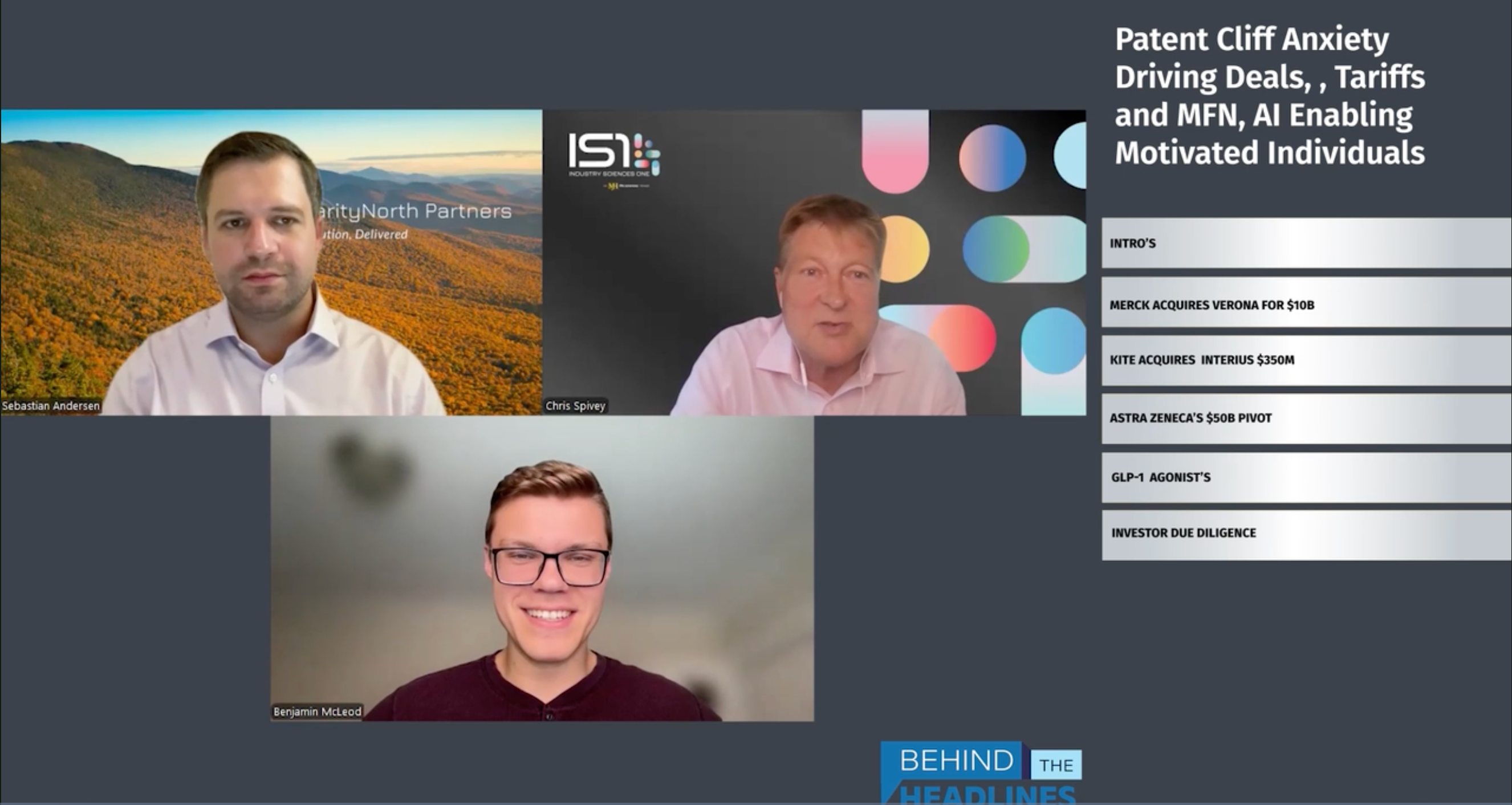  Benjamin McLeod and Sebastian Lykke Skafte Andersen go behind the headlines to examine the motivations behind recent M&A activity, tariff responses, and more.