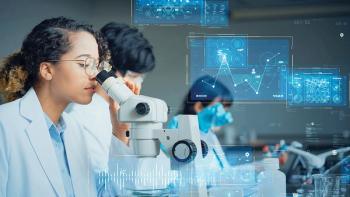 research, doctor, microscope, experiment, dx, digital transformation, data, analysis, science, researcher, graph, chart, pharmaceutical, pharmacy, medicine, information, development, research institute | Image Credit: ©metamorworks - stock.adobe.com