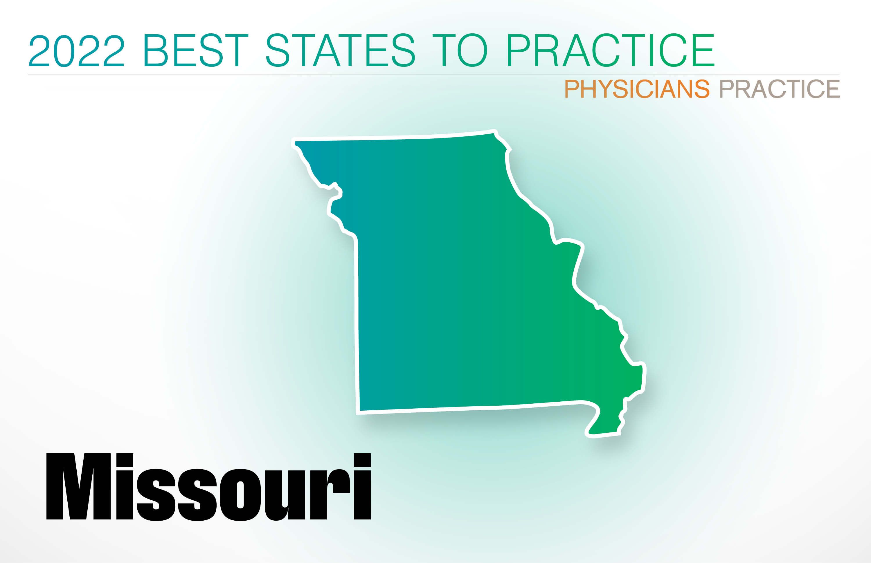 #20 Missouri Rankings: Cost of living: 12 Physician density: 35 Amount of state business taxes collected: 13 Average malpractice insurance rates: 29 Quality of life: 17 GPCI: 22