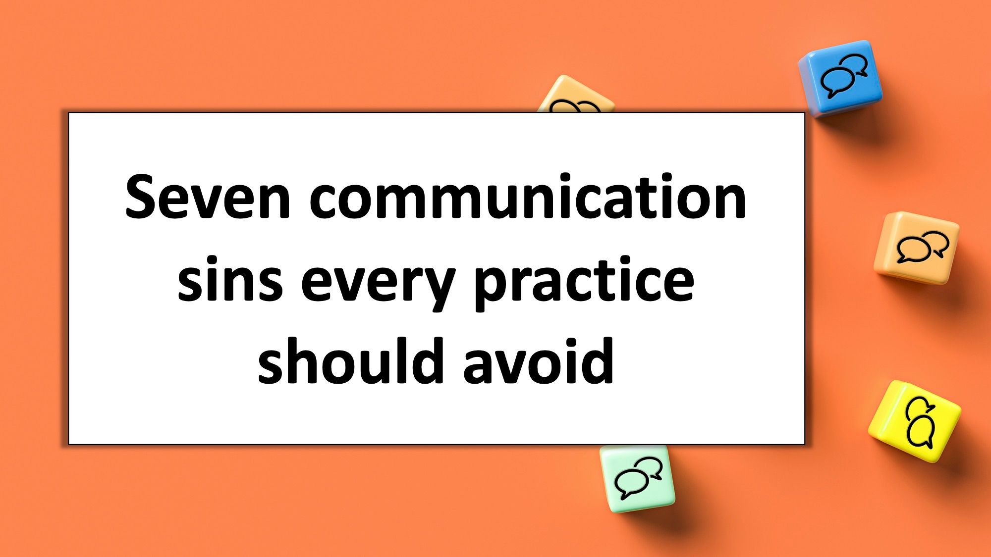 speech bubble blocks background