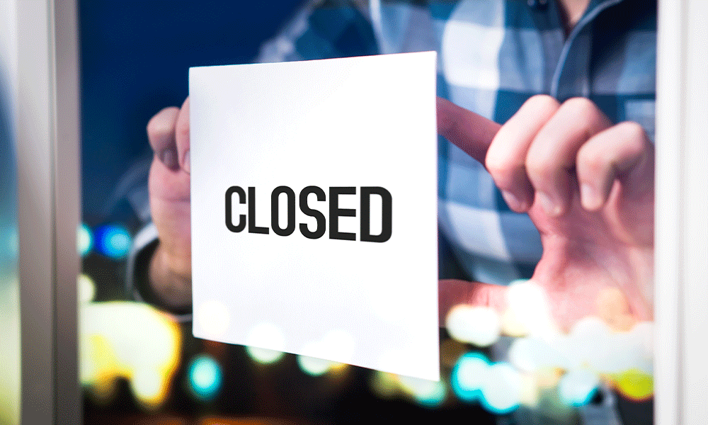 closed sign