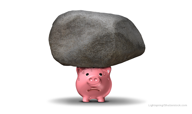 boulder piggy bank