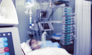 patient in intensive care