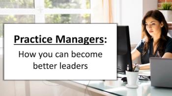 Woman manager at office desk